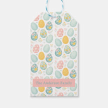 Ovos de Páscoa Pastel com Estampa Floral - Cute Pr
