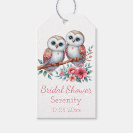 Etiqueta Para Presente Owl Woodland Boho Rustic Country Bridal Shower