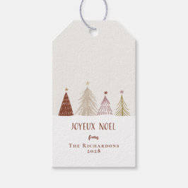 Etiqueta Para Presente Pacote de Natal Personalizado Noel Garrafa de Vinh