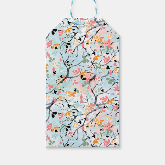 Etiqueta Para Presente padrão abstrato (Frente)