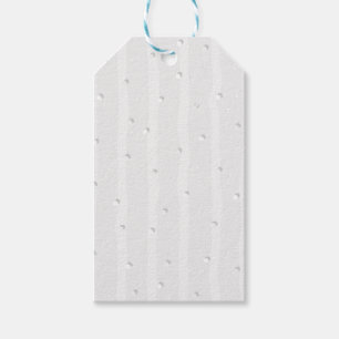 Etiqueta Para Presente Padrão Branco Natural Desbotado