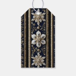 Etiqueta Para Presente Padrão de Abstrato de Natal