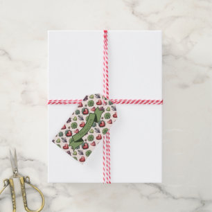 Etiqueta Para Presente Padrão de Dia de os namorados de Aquarela Suculent
