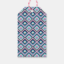 Etiqueta Para Presente Padrão de diamante