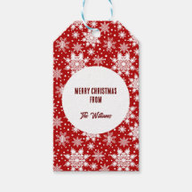 Padrão de Flocos de Neve Vermelho e Branco Natal