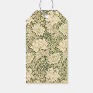 Etiqueta Para Presente Padrão de Flor Chrysanthemum (por William Morris)