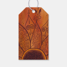 Padrão de girassol abstrato