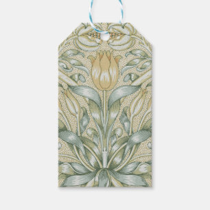 Etiqueta Para Presente Padrão de Romã Antiga Lily de William Morris