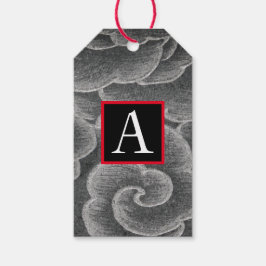 ETIQUETA PARA PRESENTE PADRÃO PERSONALIZADO DE PADRÃO DE PADRÃO JAPONÊS D