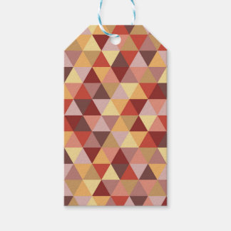 ETIQUETA PARA PRESENTE PADRÕES TRIÂNGLIOS REFRIGERADOS NO OUTONO