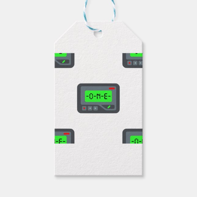 Etiqueta Para Presente pager emoji (Frente)