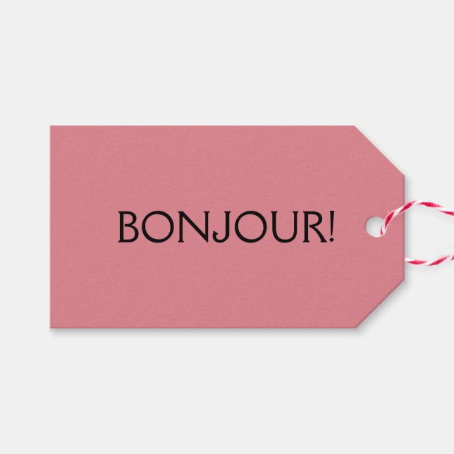 Etiqueta Para Presente Palavra (Frente (horizontal))