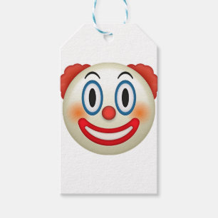 Etiqueta Para Presente Palhaço louco Emoji