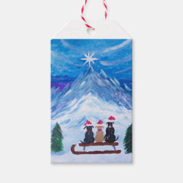 Etiqueta Para Presente Pals de inverno