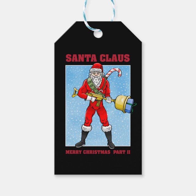 Etiqueta Para Presente Papai Noel Feliz Natal Parte 2 (Frente)