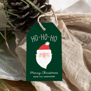 Etiqueta Para Presente Papai Noel Fofo Ho Ho Ho Feliz Natal