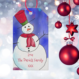 Etiqueta Para Presente Papai Noel Personalizado de Natal