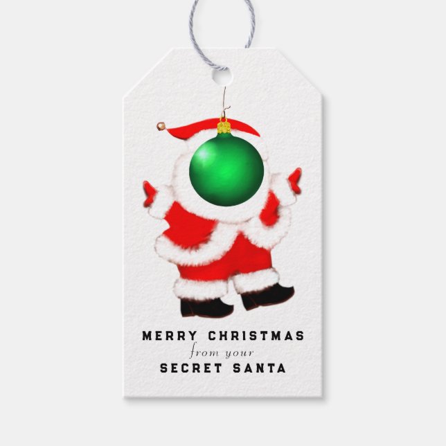 Etiqueta Para Presente Papai Noel Secreto (Frente)
