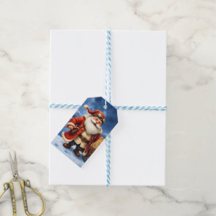 Etiqueta Para Presente Papai Noel Steampunk – Aventura de Natal Vintage