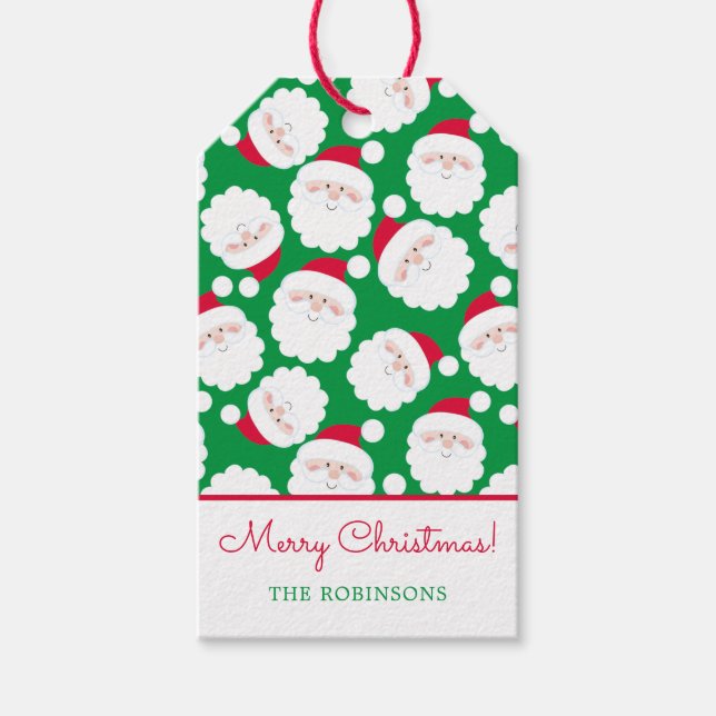 Etiqueta Para Presente Papais noeis personalizados (Frente)