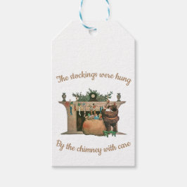 Etiqueta Para Presente Papais noeis Prendem as Marcações de Presente de N