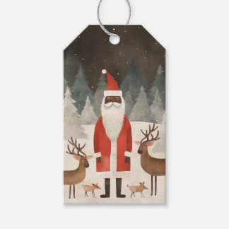 Etiqueta Para Presente Papais noeis Pretos Lendentes, Família de Rebeldes