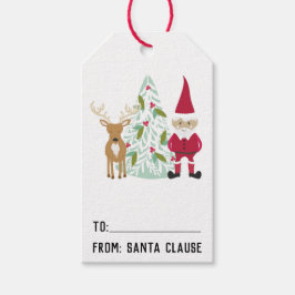 Etiqueta Para Presente Papais noeis Reindeer Natal de e para