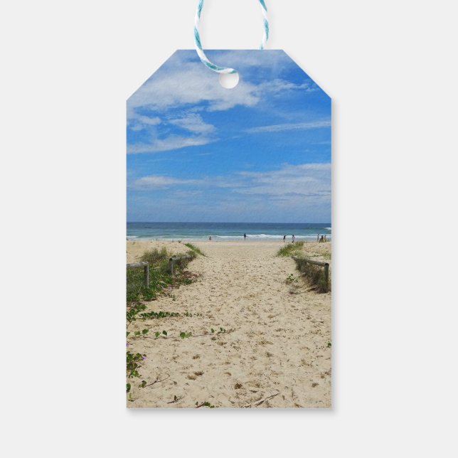 Etiqueta Para Presente Para a praia (Verso)