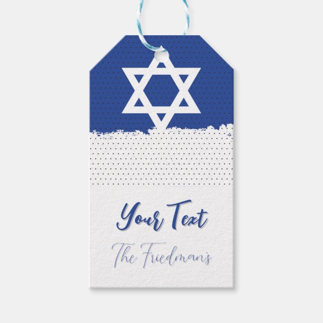 Etiqueta Para Presente Para eventos judaicos Feriados Bar/Bat Mitzvah (Frente)