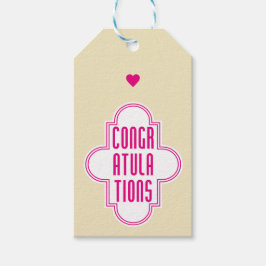 Etiqueta Para Presente Parabéns