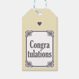 Etiqueta Para Presente Parabéns