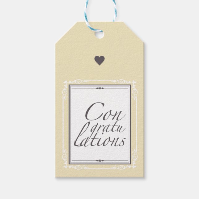 Etiqueta Para Presente Parabéns (Frente)