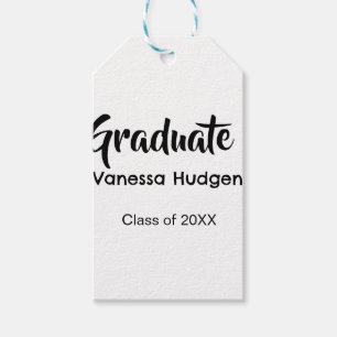 Etiqueta Para Presente Parabéns Graduado nome data ano turma universidade