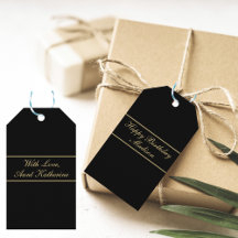 Parabéns Script Nome Preto Dourado