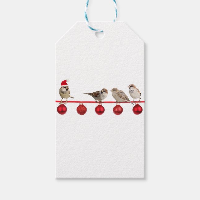 Etiqueta Para Presente Pardal-de-natal (Frente)