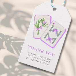 Etiqueta Para Presente Partido Mahjong