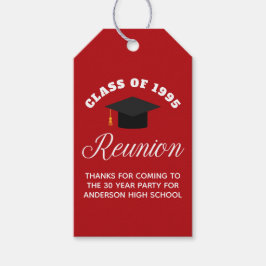 Etiqueta Para Presente Partido Personalizado da Reunião do Segundo grau V