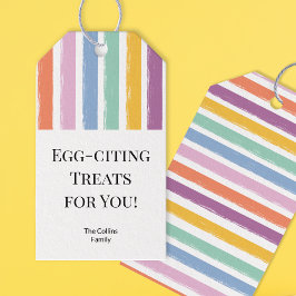 Etiqueta Para Presente Partido Personalizado Moderno Colorido de Caça ao 