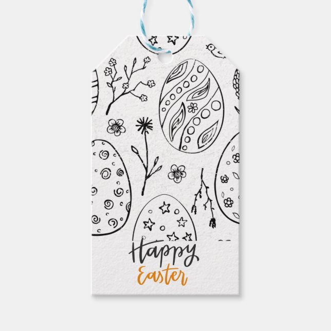 Etiqueta Para Presente Páscoa (Frente)