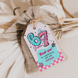 Etiqueta Para Presente Pastel 67 Six Seven Girl Birthday Party