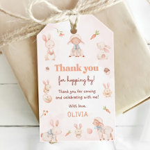Pastel Watercolor Páscoa Bunny Birthday