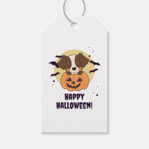 Etiqueta Para Presente Pastor Australiano Em Pumpkin Cute Happy