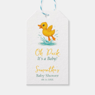 Etiqueta Para Presente Pato, é um bebê! Chá de fraldas
