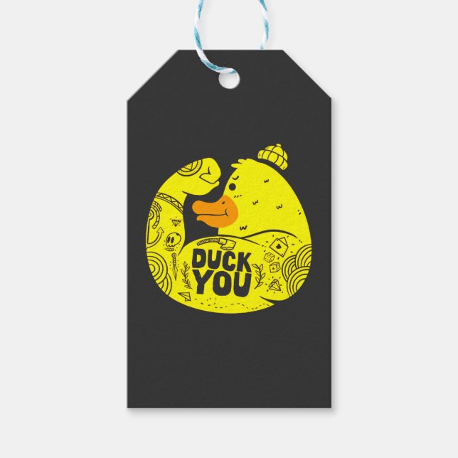 Etiqueta Para Presente Pato Simples (Frente)