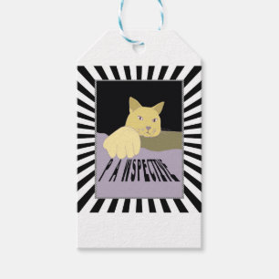 Etiqueta Para Presente Pawspective Cat Art em Perspectiva