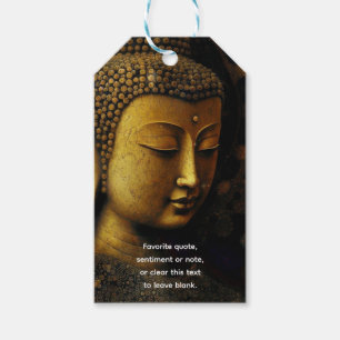 ETIQUETA PARA PRESENTE PAZ RECORDADA RETRATO DE MEDITAÇÃO