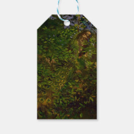 Etiqueta Para Presente Peacock in the Woods (por Abbott Henderson Thayer)