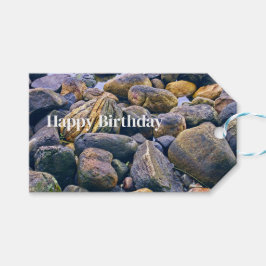 Etiqueta Para Presente Pedras coloridas