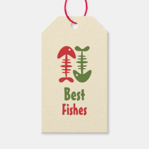 Etiqueta Para Presente Peixe Engraçado Pesca Natal Personalizado