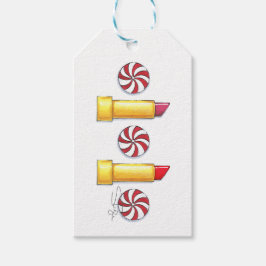 Etiqueta Para Presente Peppermint Joy